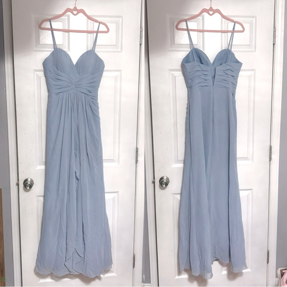 Symphony of Venus Light Blue Sweetheart Maxi Dress - Size 6
